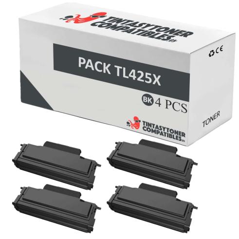 Compatible Pack 4x Pantum TL425X Negro