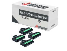 Compatible Pack 4x Ricoh Aficio SP 200 / 201 / 203 / 204 / 211 / 212 / 213