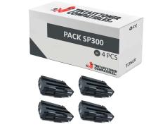 Compatible Pack 4x Ricoh Aficio SP 300