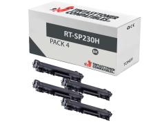 Compatible Pack 4x Ricoh SP230 Negro