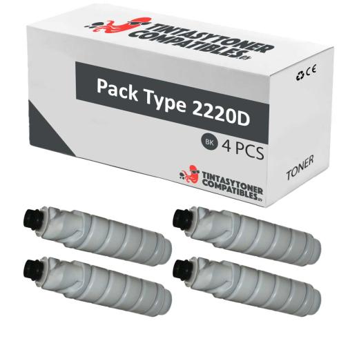 Compatible Pack 4x Ricoh Type 2220D