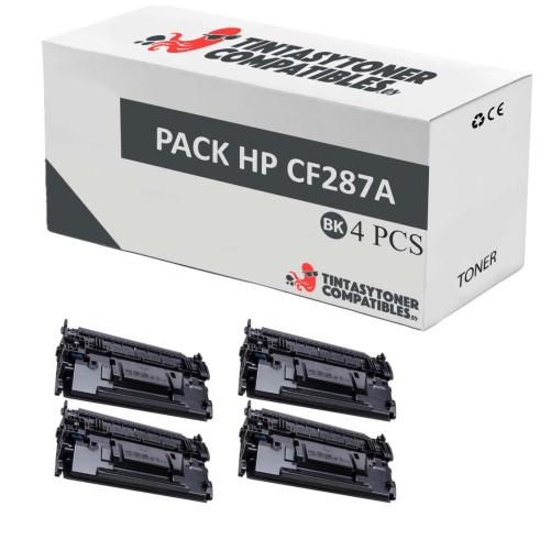 Compatible Pack 4x Toner HP CF287A