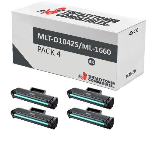 Compatible Pack 4x Toner ML-1660 / SCX-3200 / MLT-D1042S