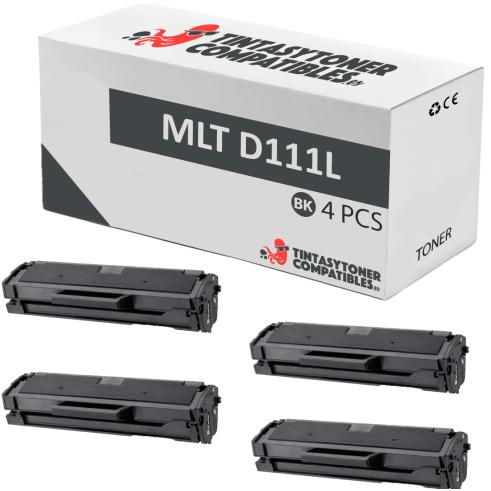 Compatible Pack 4x Toner MLT-D111L XL Premium