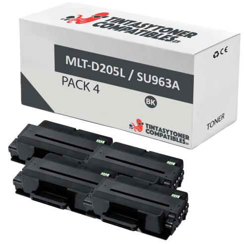 Compatible Pack 4x Toner MLT-D205L Negro