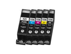 Compatible Pack 5 x Canon PGI 525 CLI 526