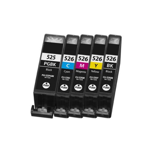 Compatible Pack 5 x Canon PGI 525 CLI 526