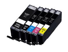 Compatible Pack 5 x Canon PGI 550 CLI 551