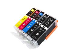 Compatible Pack 5 X Canon PGI 580 CLI 581 XXL