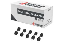 Compatible Pack 5x Cinta GR24/GR51/EP102 Negra