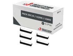 Compatible PACK 5X Cinta Matricial EPSON ERC19 / LQ300 / LQ800