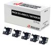 Compatible PACK 5X Dymo D1 45013 Negro / Blanco