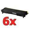 Compatible Pack 6 x Brother TN-2000