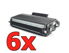 Compatible Pack 6 x Brother TN-3480 / TN-3430