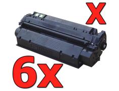 Compatible Pack 6 x HP C7115X Negro