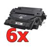Compatible Pack 6 x HP CE255A Premium
