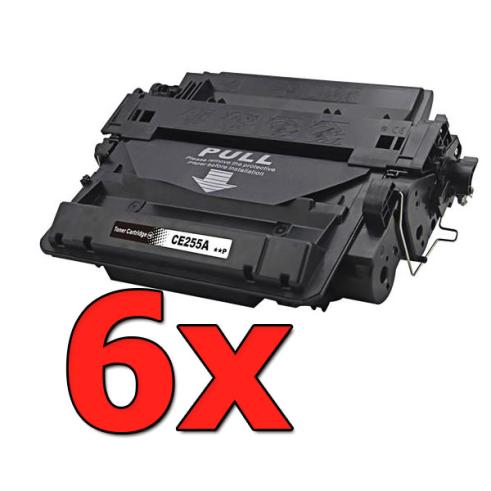 Compatible Pack 6 x HP CE255A Premium