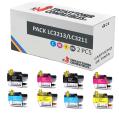 Compatible Pack 8 x Brother LC-3213 / LC3211 XL