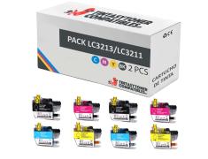 Compatible Pack 8 x Brother LC-3213 / LC3211 XL