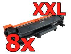 Compatible Pack 8 X Brother TN-2420 XXL