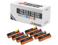 Compatible Pack 8 x Brother TN-325 TN-320