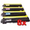Compatible Pack 8 x BrotherTN-230 TN-210