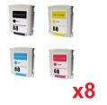 Compatible Pack 8 x HP 88 XL Remanufacturado