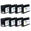 Compatible Pack 8 x HP 932 XL Y 933 XL