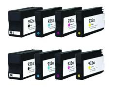 Compatible Pack 8 x HP 932 XL Y 933 XL