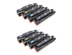 Compatible Pack 8 X HP CF530/1/2/3A Premium (205A)