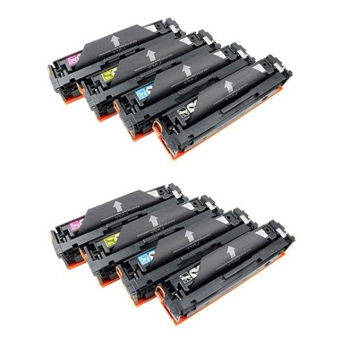 Compatible Pack 8 X HP CF530/1/2/3A Premium (205A)