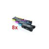 Compatible Pack 8 x HP Q3960/1/2/3A