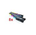 Compatible Pack 8 x HP Q3960/1/2/3A