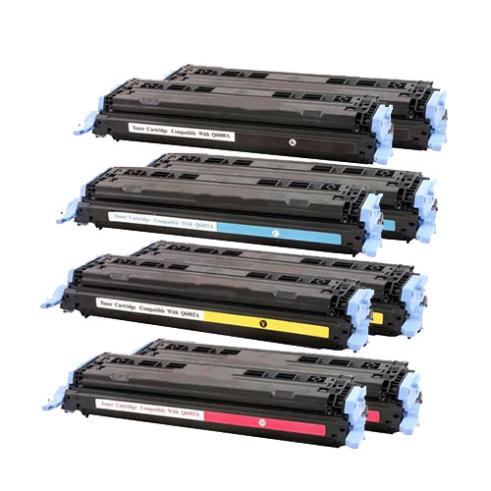 Compatible Pack 8 x HP Q6000/1/2/3A