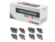 Compatible Pack 8x Brother LC3235 XL / LC3233