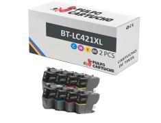 Compatible Pack 8x Brother LC421XL