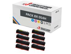 Compatible Pack 8x Canon 054H