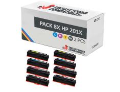 Compatible Pack 8x HP 201X - HP CF400/1/2/3X