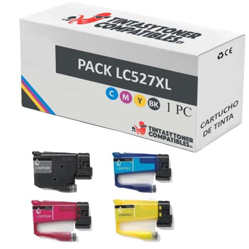 Compatible Pack Brother LC527XL