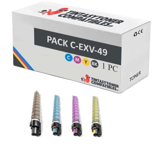 Comprar Pack de Tóner Canon C-EXV49 Compatibles (BK/C/M/Y)