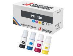 Compatible PACK Canon PFI050 Botellas de Tinta Pigmentada