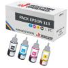 Compatible PACK Epson 113 Botellas de Tinta Pigmentada