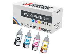 Compatible PACK Epson 113 Botellas de Tinta Pigmentada