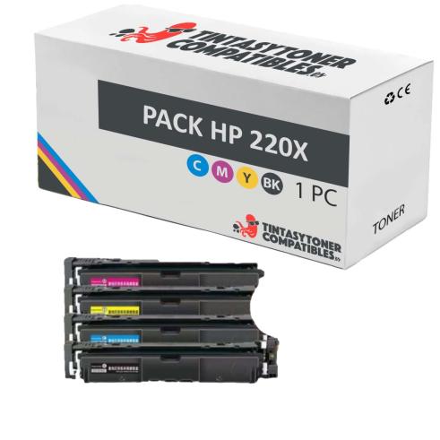 Compatible Pack HP 220X / HP W2200/1/2/3X