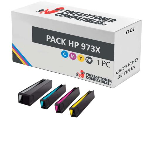 Compatible Pack HP 973X (4 colores)