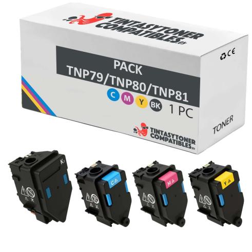 Compatible PACK Konica Minolta TNP79 / TNP80 / TNP81