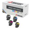 Compatible Pack Lexmark CS317 / CS417 / CS517 / CX317 / CX417 / CX517