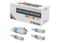 Compatible PACK OKI C510/C530/MC561