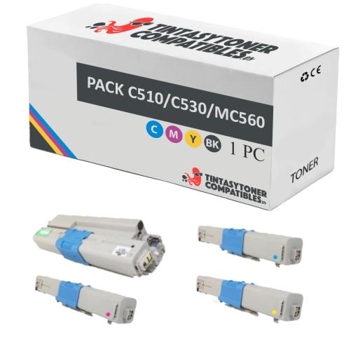 Compatible PACK OKI C510/C530/MC561