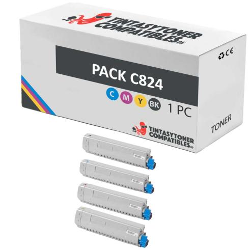 Compatible PACK OKI C824
